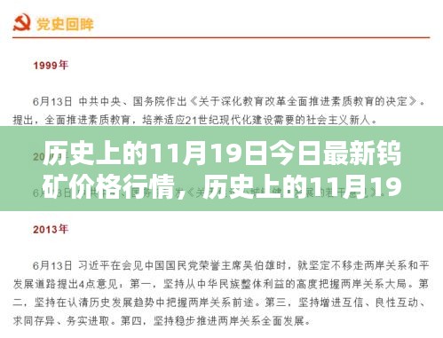 歷史上的11月19日鎢礦價(jià)格行情詳解，獲取與分析指南