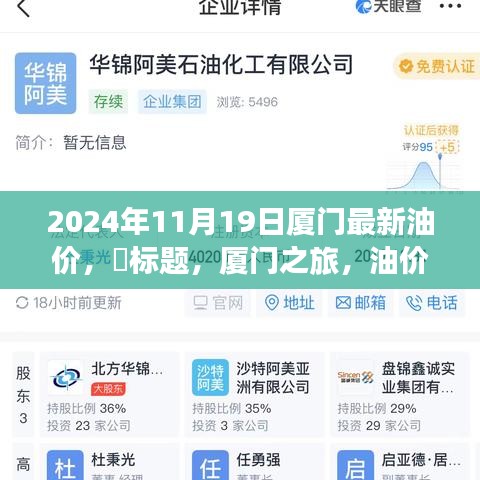 廈門油價更新與探索自然美景之旅，油價新篇章，內(nèi)心平靜的藝術(shù)探索