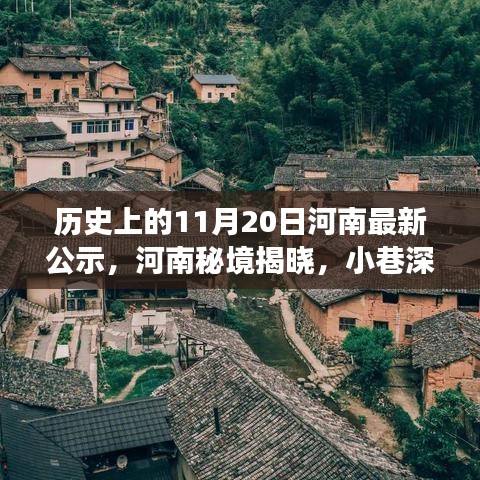 河南歷史揭秘，特色小店與美食的碰撞，最新公示帶你探尋河南秘境的小巷深處