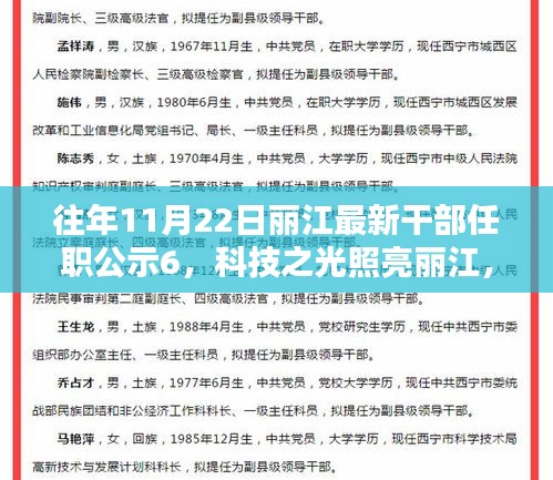 麗江最新干部任職公示6，科技之光引領(lǐng)未來(lái)，高科技產(chǎn)品照亮麗江發(fā)展之路