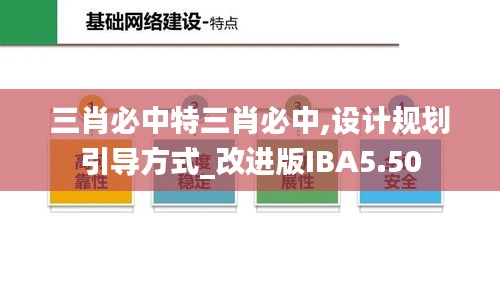 三肖必中特三肖必中,設(shè)計規(guī)劃引導(dǎo)方式_改進(jìn)版IBA5.50