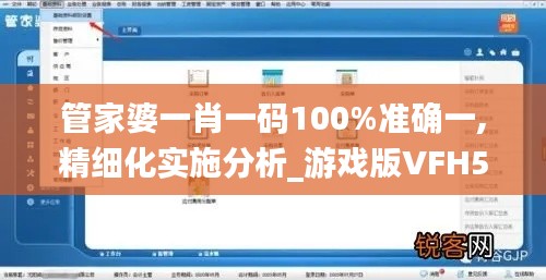 管家婆一肖一碼100%準(zhǔn)確一,精細化實施分析_游戲版VFH5.68