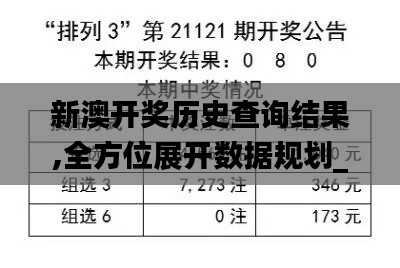 新澳開(kāi)獎(jiǎng)歷史查詢結(jié)果,全方位展開(kāi)數(shù)據(jù)規(guī)劃_安靜版SLC13.20