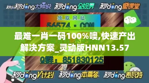 最難一肖一碼100%噢,快速產(chǎn)出解決方案_靈動版HNN13.57