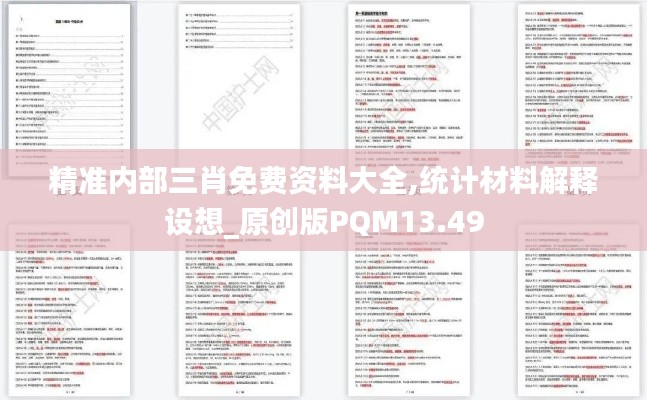 精準(zhǔn)內(nèi)部三肖免費(fèi)資料大全,統(tǒng)計(jì)材料解釋設(shè)想_原創(chuàng)版PQM13.49