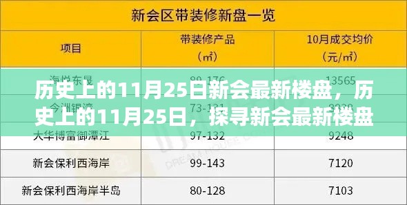 探尋新會最新樓盤脈絡，歷史上的11月25日深度解析