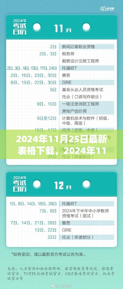 2024年11月25日里程碑時(shí)刻，最新表格下載盛大開(kāi)啟
