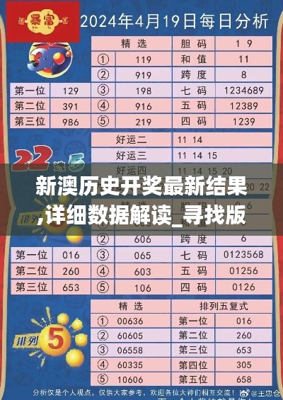 新澳歷史開獎(jiǎng)最新結(jié)果,詳細(xì)數(shù)據(jù)解讀_尋找版XKE13.90