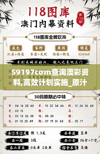 59197cσm查詢澳彩資料,高效計劃實(shí)施_原汁原味版ROS13.18