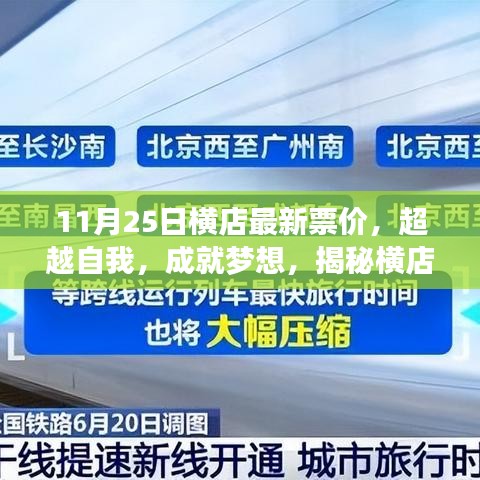 揭秘橫店新票價背后的勵志故事，超越自我，成就夢想之路