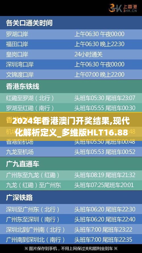 2024年香港澳門開獎結(jié)果,現(xiàn)代化解析定義_多維版HLT16.886