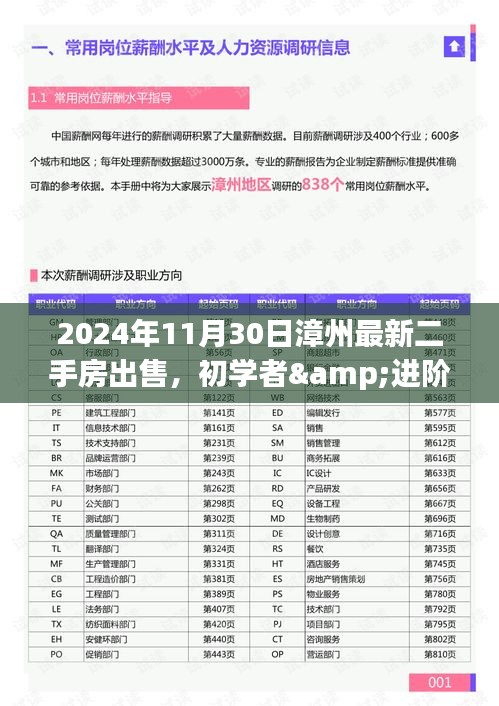 2024年漳州二手房出售全流程指南，從初學者到進階用戶