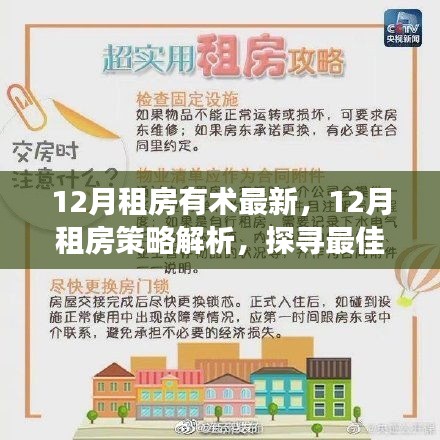探尋最佳租賃時(shí)機(jī)與策略，最新租房策略解析在十二月租房有術(shù)