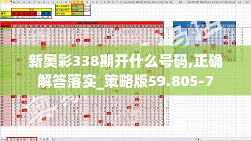 新奧彩338期開什么號(hào)碼,正確解答落實(shí)_策略版59.805-7
