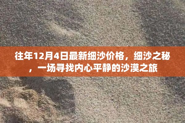 往年細(xì)沙最新價(jià)格揭秘，沙漠之旅探尋內(nèi)心平靜之旅