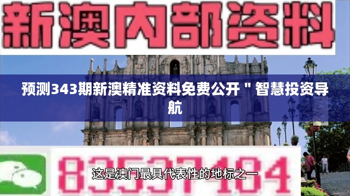 預(yù)測(cè)343期新澳精準(zhǔn)資料免費(fèi)公開＂智慧投資導(dǎo)航