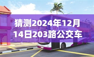 探尋未來美景，啟程心靈之旅，公交203路帶你共舞自然之間——預(yù)測2024年12月14日實時路線體驗報告