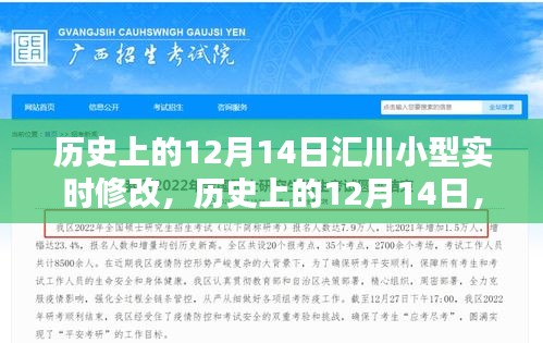 歷史上的12月14日，匯川小型實(shí)時(shí)修改技術(shù)的重要里程碑