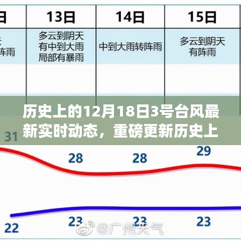歷史上的12月18日3號臺風最新實時動態(tài)，小紅書帶你直擊風云變幻