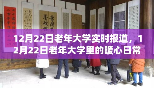 老年大學(xué)暖心日常，友情、學(xué)習(xí)與相伴的美好時(shí)光——12月22日報(bào)道