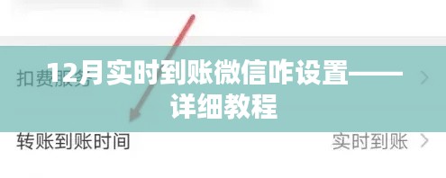 微信實時到賬設(shè)置教程，12月最新指南