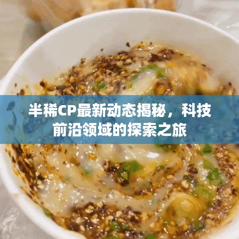 半稀CP最新動態(tài)揭秘，科技前沿領(lǐng)域的探索之旅