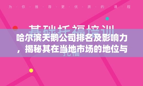 哈爾濱天鵝公司排名及影響力，揭秘其在當(dāng)?shù)厥袌?chǎng)的地位與影響力