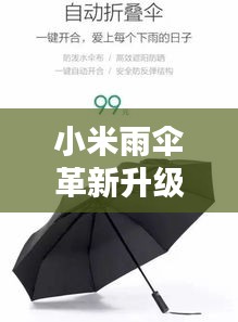 小米雨傘革新升級(jí)，智能科技引領(lǐng)潮流新風(fēng)尚