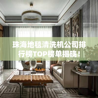 珠海地毯清洗機(jī)公司排行榜TOP榜單揭曉！