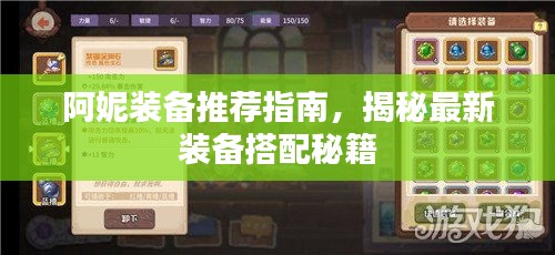 阿妮裝備推薦指南，揭秘最新裝備搭配秘籍